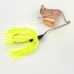 chartreuse skirt with copper blade buzzbait